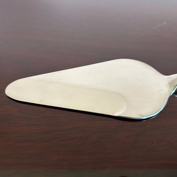 Vintage Stonewashed Cake Baroque Italian Server 10.25" Long 2.5" Wide 0.5" High - Picture 4 of 10